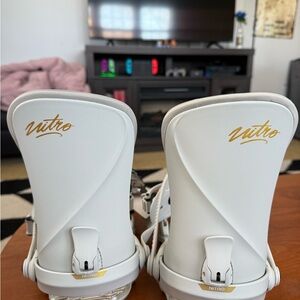 Nitro Ivy Women's Snowboard Bindings Off-White